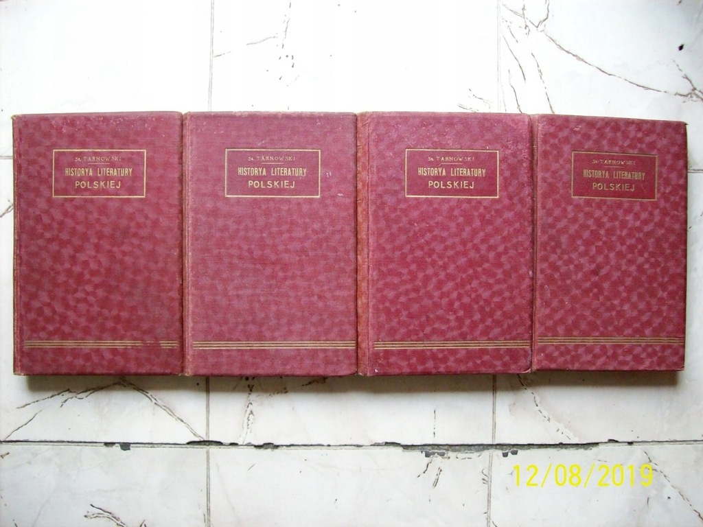 Tarnowski HISTORIA LITERATURY POLSKIEJ 1-4 1906