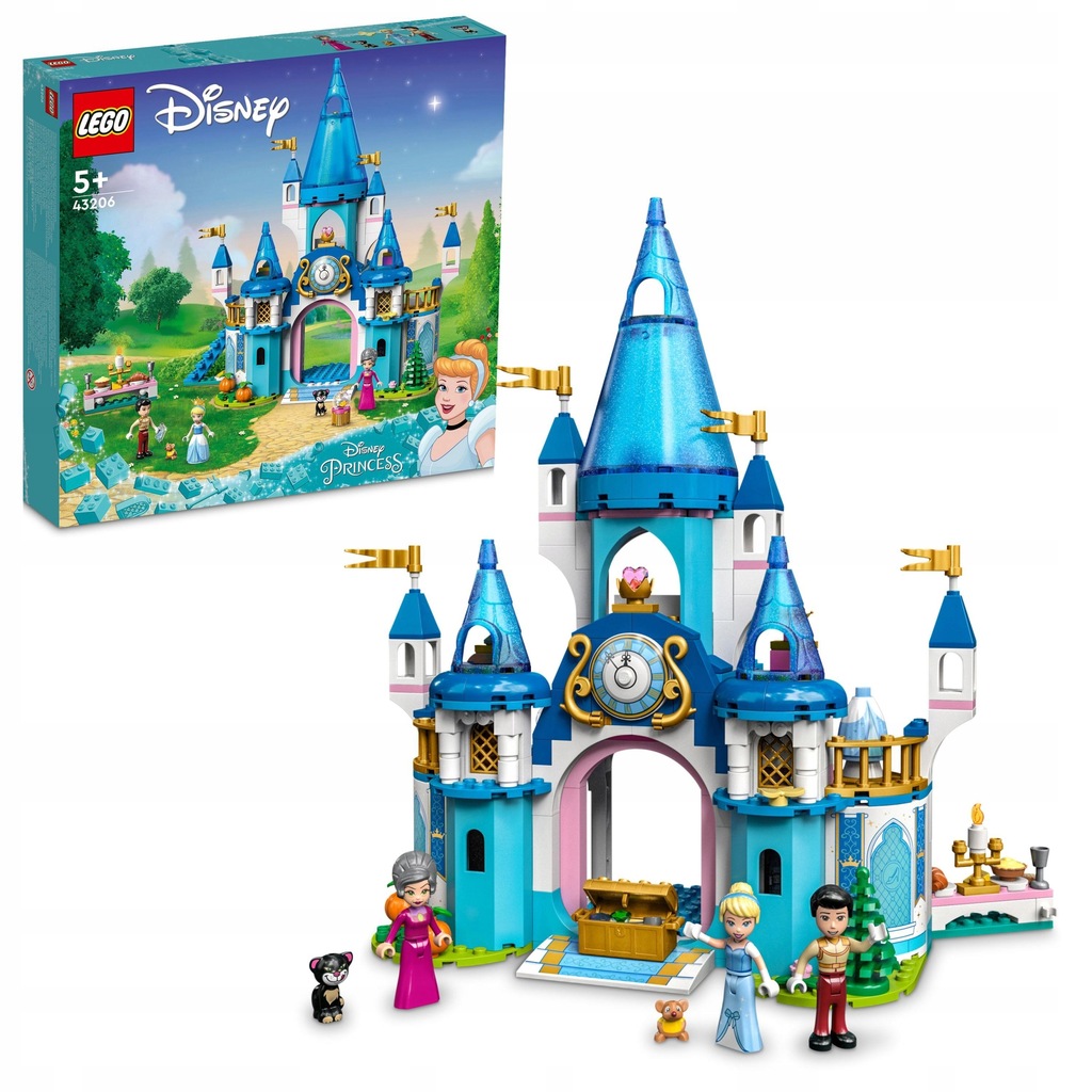 LEGO Disney Zamek Kopciuszka i księcia 43206