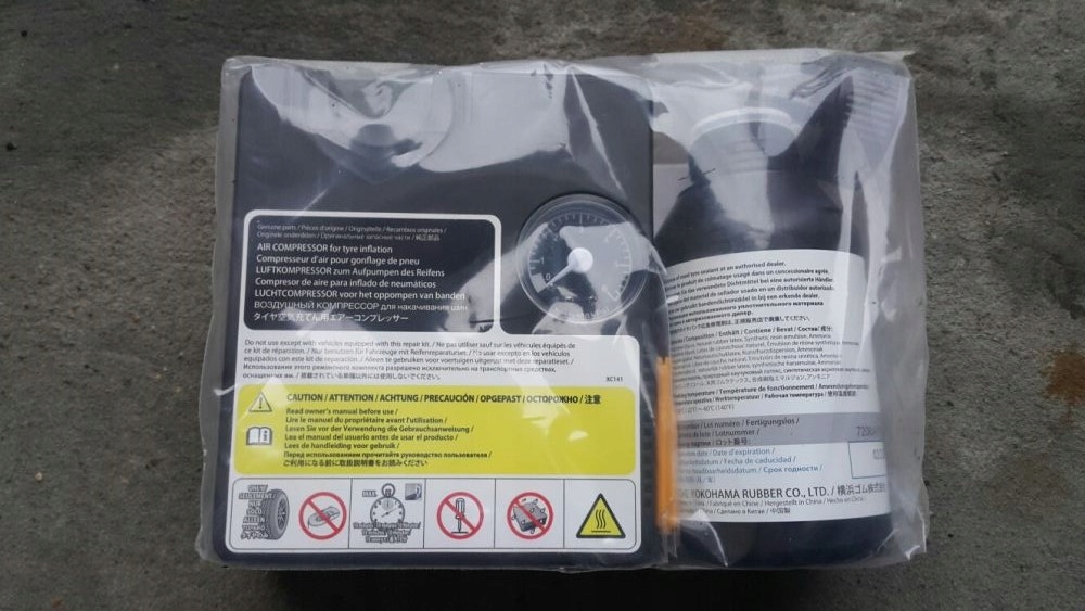 Zestaw naprawczy do opon kół mazda cx3 oryginalny 7903704634