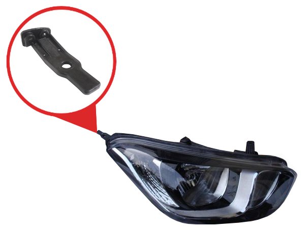 HYUNDAI i20 LIFT LAMPA PRAWA PRZÓD PRZEDNIA UCHWYT