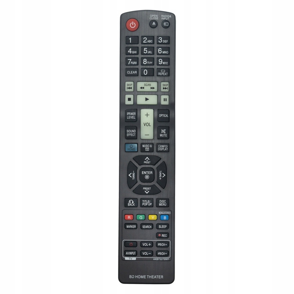 PILOT DO DVD TV Blu-Ray 3D LG AKB73275501 HIGH HQ