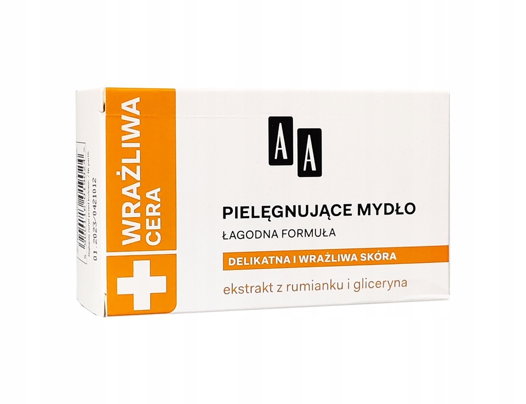 AA Cera Wrażliwa Pielęgnujące Mydło W Kostce 100g