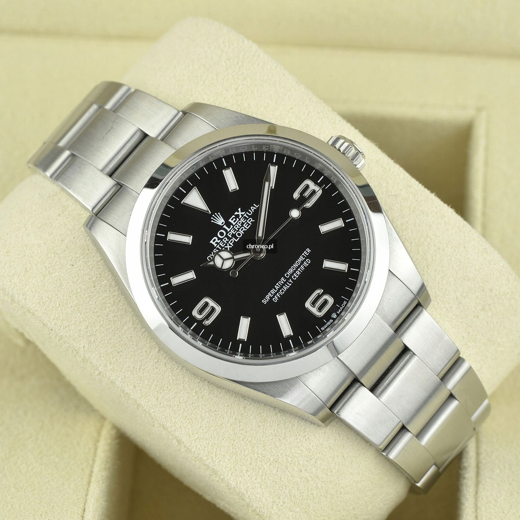 ROLEX EXPLORER 36 mm REF.124270 FULL SET 13684703386 oficjalne archiwum Allegro