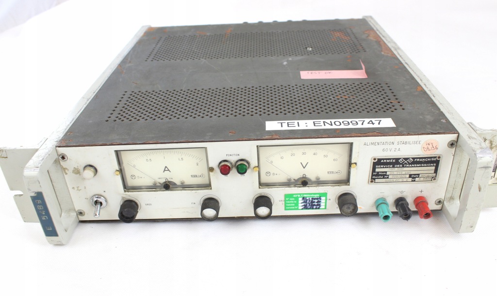 Regulowany zasilacz stabilizowany 0-60V 0-2A