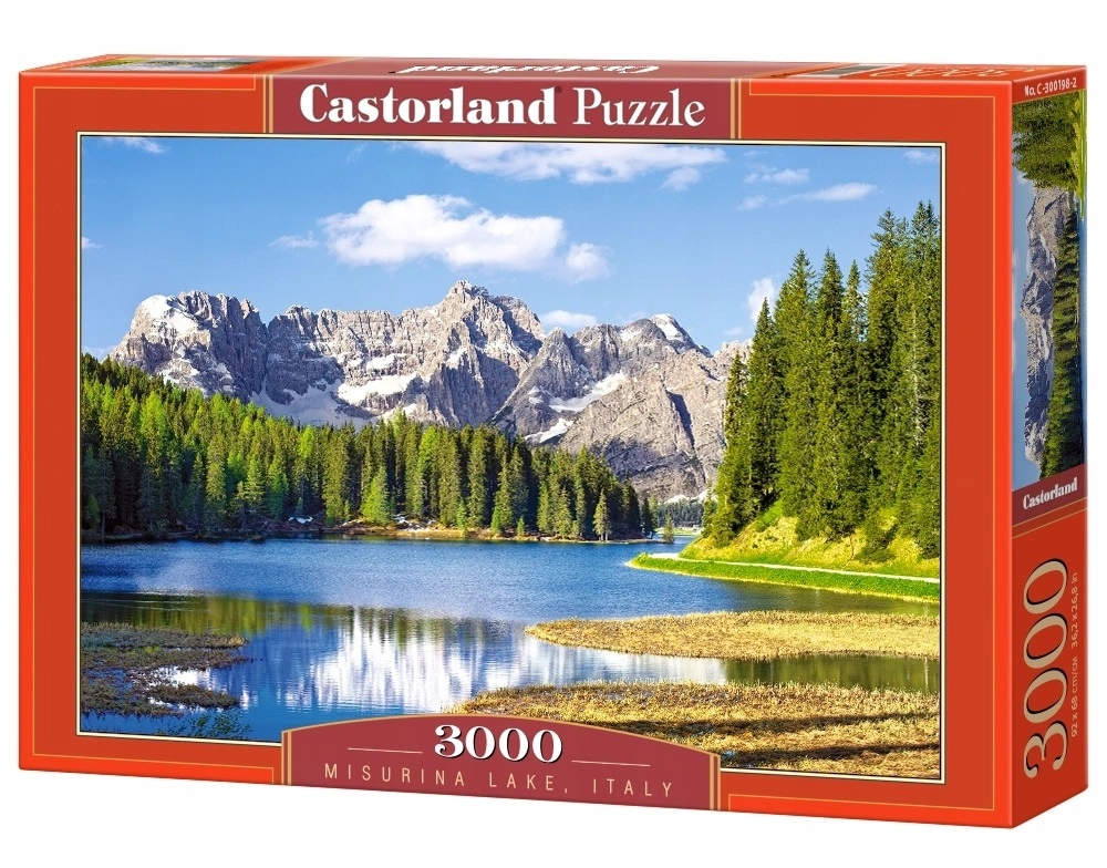 Puzzle 3000 elementów Misurina Lake Italy - Jezior