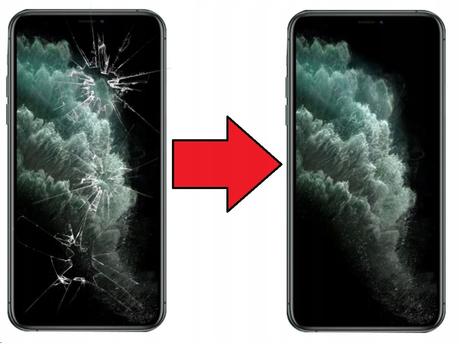 Wyświetlacz szybka iPhone 11 Pro Max z wymianą 1h