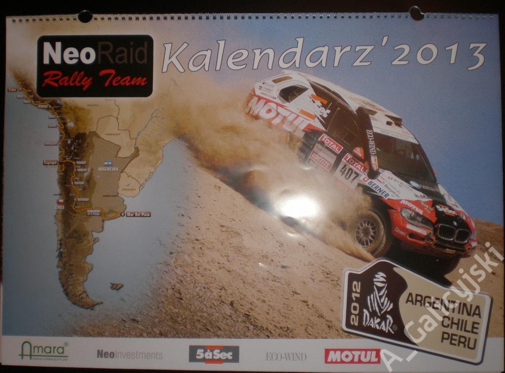 DAKAR 2013 - kaledarz NeoRaid Rally Team