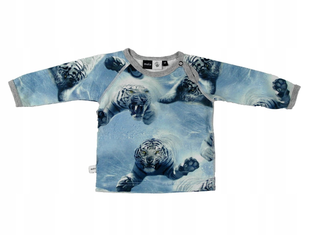 Koszulka w tygrysy MOLO bawełna 68