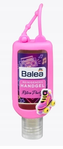 Balea, Retro Party, Oczyszczający żel do rąk, 50ml