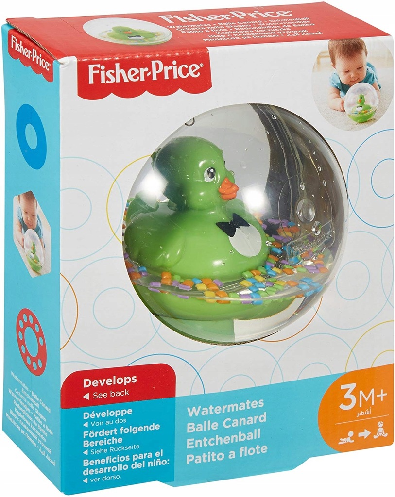 FISHER PRICE KĄPIELOWA KACZUSZKA do kąpieli DVH73