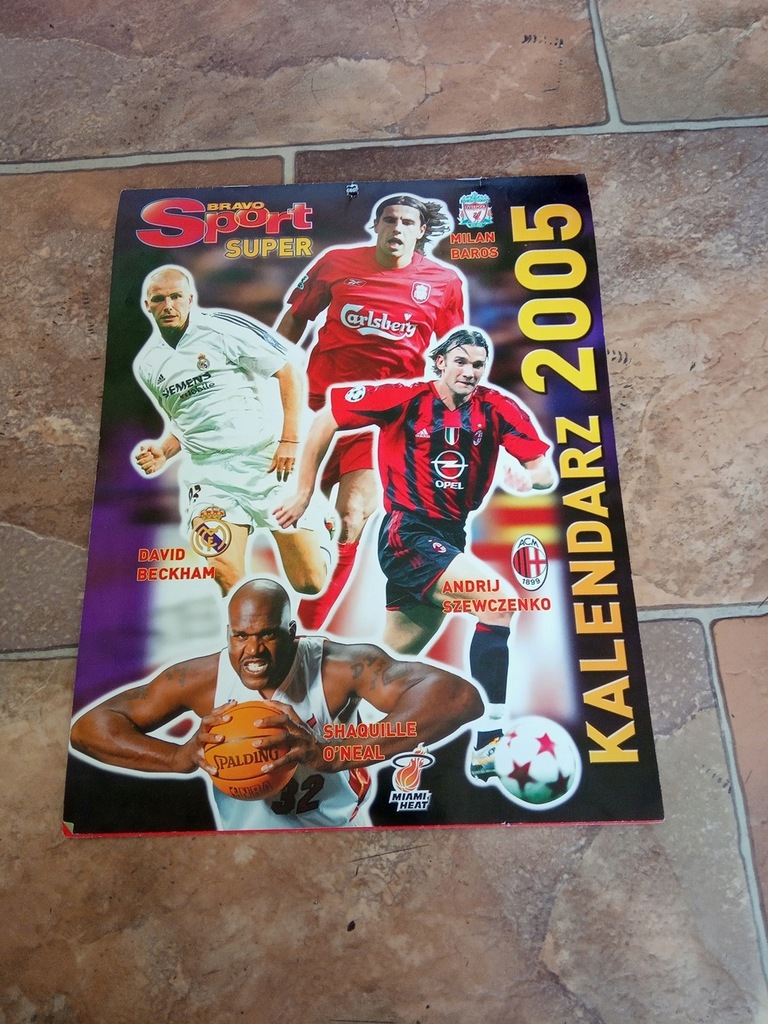 Plakat - Retro Kalendarz bravo sport z 2005 roku