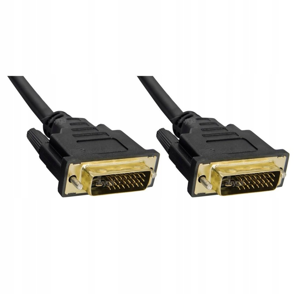 Kabel Akyga AK-AV-06 DVI-D M - DVI-D M 1,8m kolor czarny