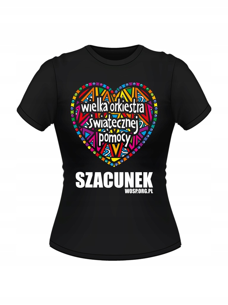 WOŚP T-shirt damski - Szacunek M