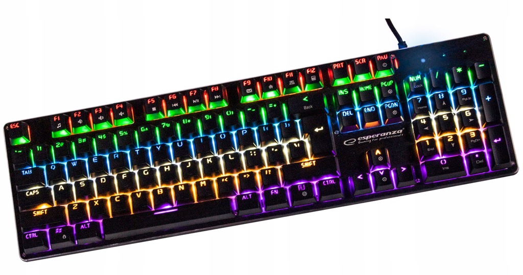 Купить ИГРОВАЯ МЕХАНИЧЕСКАЯ КЛАВИАТУРА С RGB ПОДСВЕТКОЙ: отзывы, фото, характеристики в интерне-магазине Aredi.ru