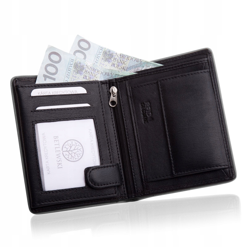 Купить BETLEWSKI Мужской кожаный кошелек, большая вместимость, классическая защита RFID: отзывы, фото, характеристики в интерне-магазине Aredi.ru