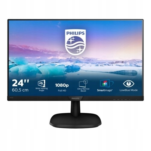Monitor Philips 243V7QDAB/00 (23,6"; IPS/PLS; FullHD 1920x1080; HDMI,