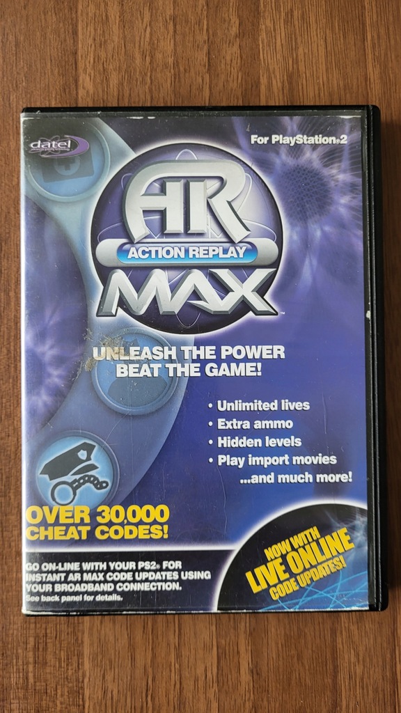 DATEL ACTION REPLAY MAX PLAYSTATION 2