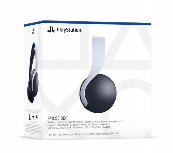 SŁUCHAWKI SONY PULSE 3D WIRELESS HEADSET PS5 PS4 / PLAYSTATION 5 / BAŁY /