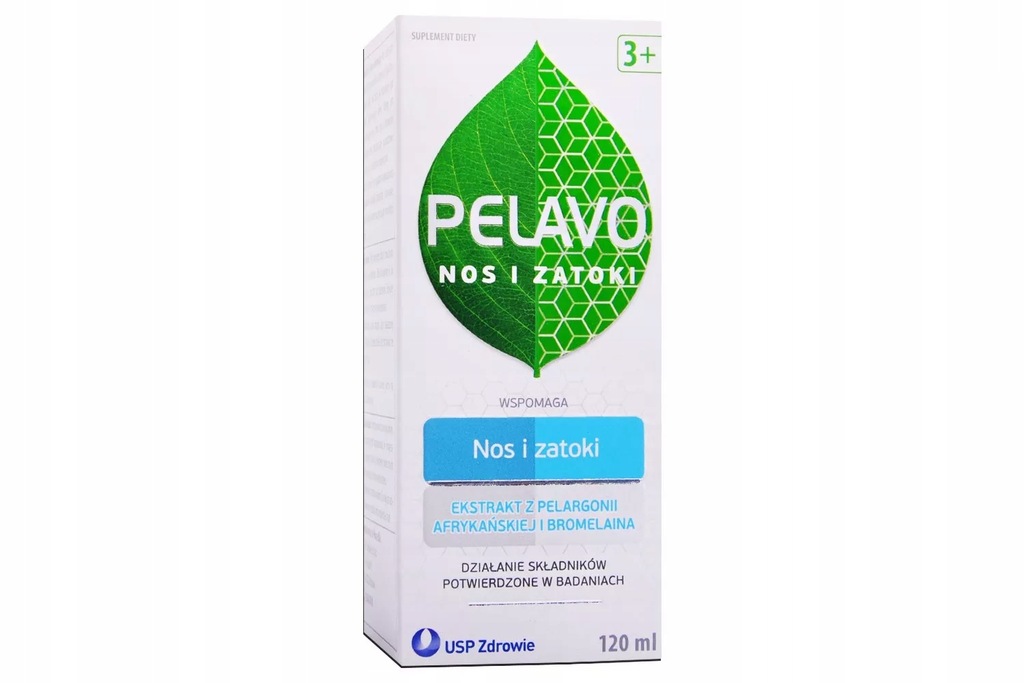 PELAVO NOS I ZATOKI 3+ 120 ml syrop