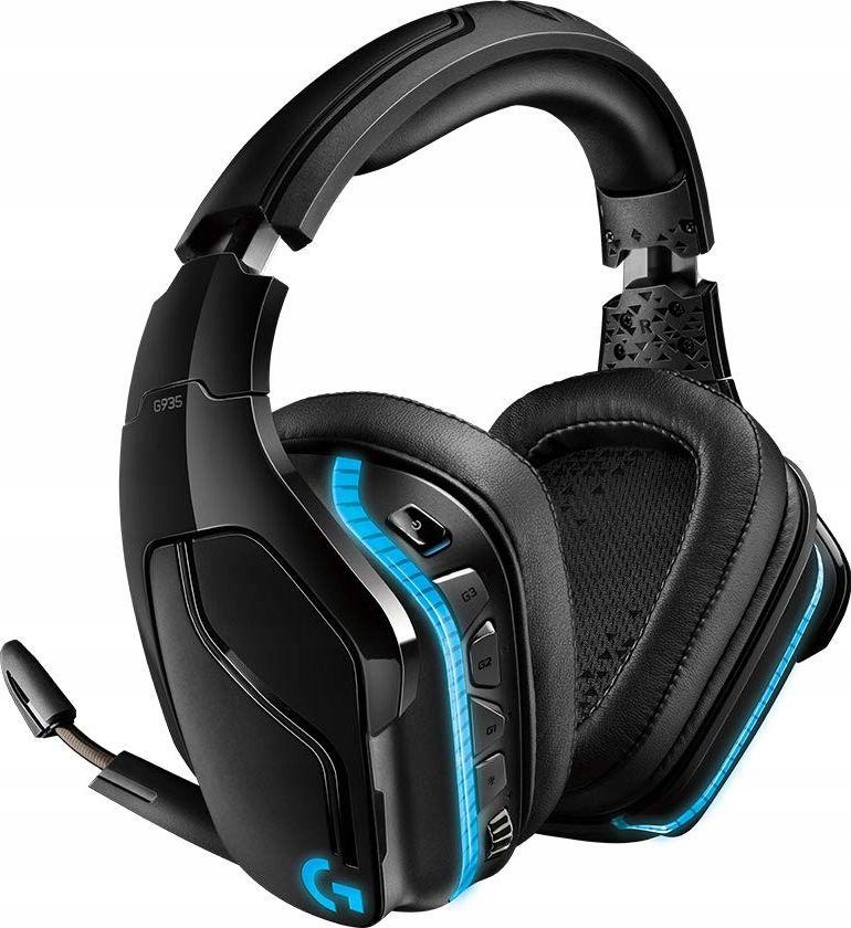 SŁUCHAWKI LOGITECH G935 BEZPRZEWODOWE GAMER 7.1