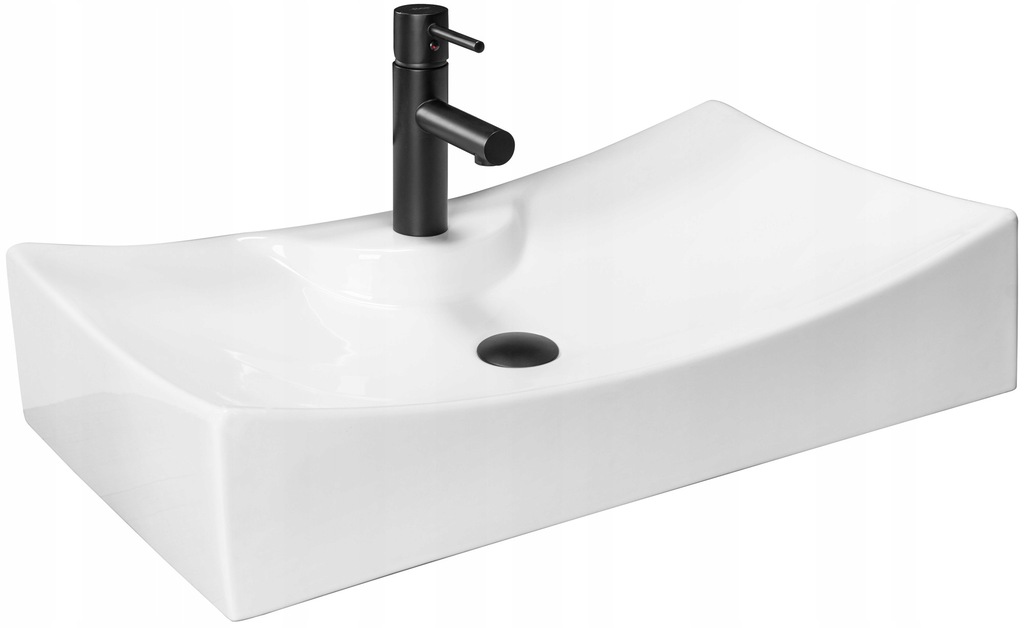 Umywalka Nablatowa Ceramiczna ImperoN 65x39 REA
