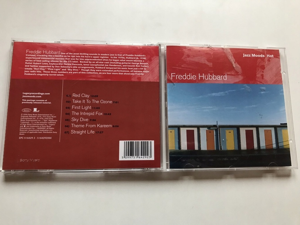 CD FREDDIE HUBBARD JAZZ MOODS HOT STAN 5-/6