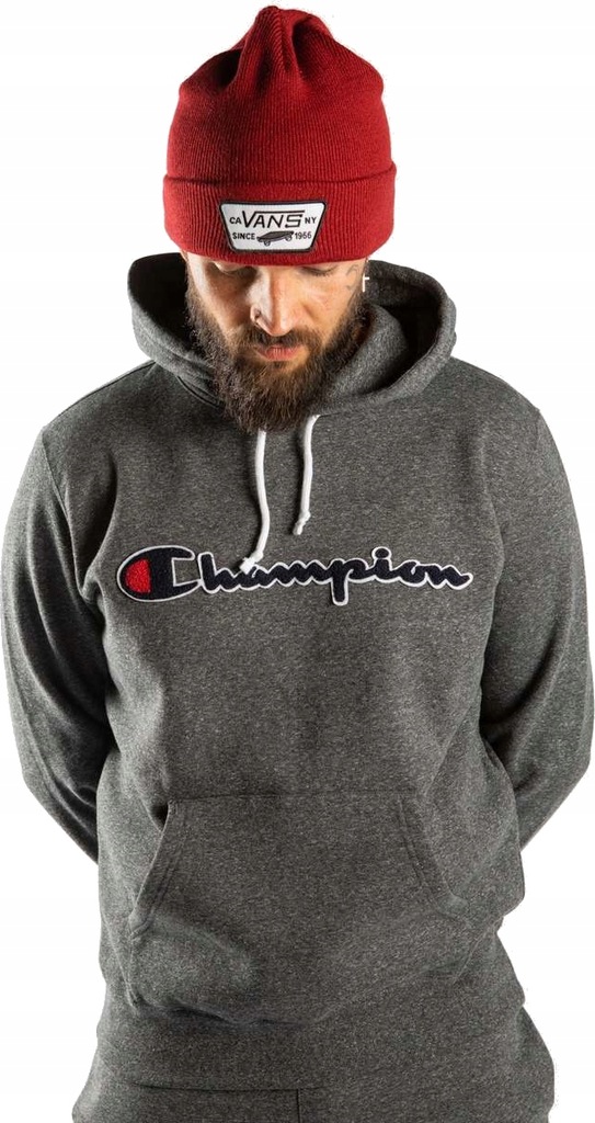 CHAMPION HOODED SWEATSHIRT EM516 _L_ Męskie Bluza