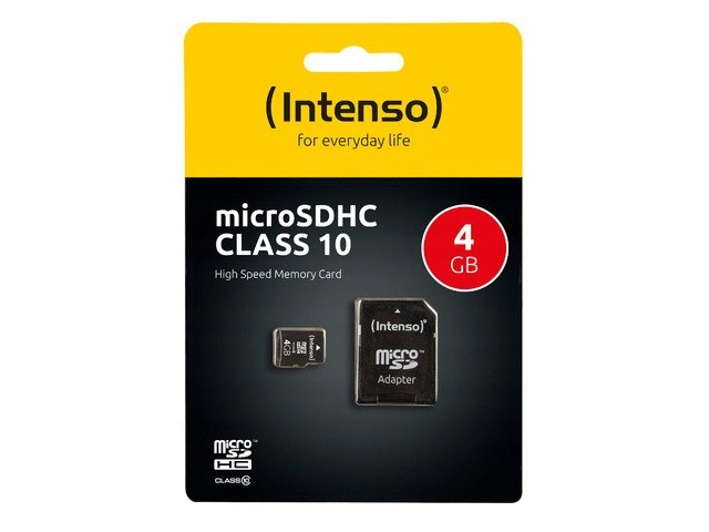 Купить КАРТА ПАМЯТИ INTENSO MICRO SD 4 ГБ SDHC КАРТА КЛАССА: отзывы, фото, характеристики в интерне-магазине Aredi.ru