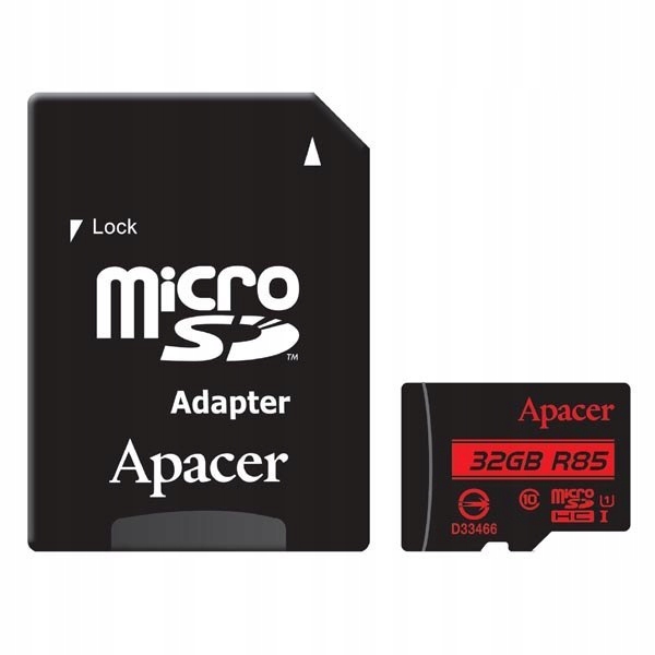 Apacer Karta pamięci Secure Digital Card V10, 32GB, micro SDHC, AP32GMCSH10