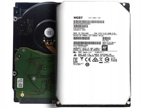 Купить Жесткий диск HGST 8 ТБ 3,5 7200 об/мин SATA3: отзывы, фото, характеристики в интерне-магазине Aredi.ru