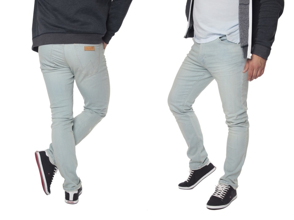 Wrangler Larston jeansy spodnie slim W29 L30