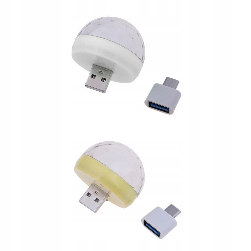 2 x światło Mini USB