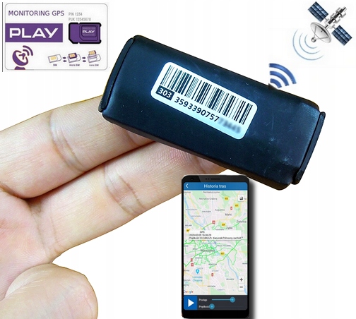 NAJMNIEJSZY PODSŁUCH SIM LOKALIZATOR GPS + KARTA