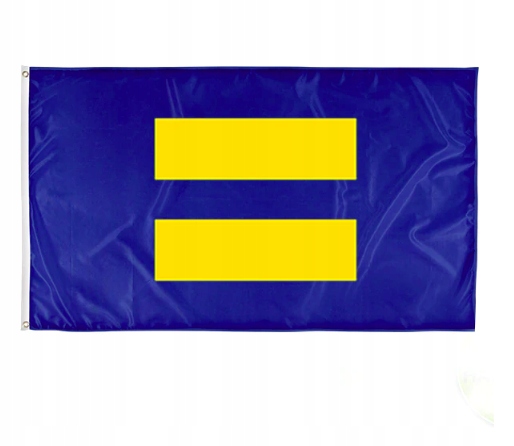 Flaga równości równość HRC Human Rights Campaign