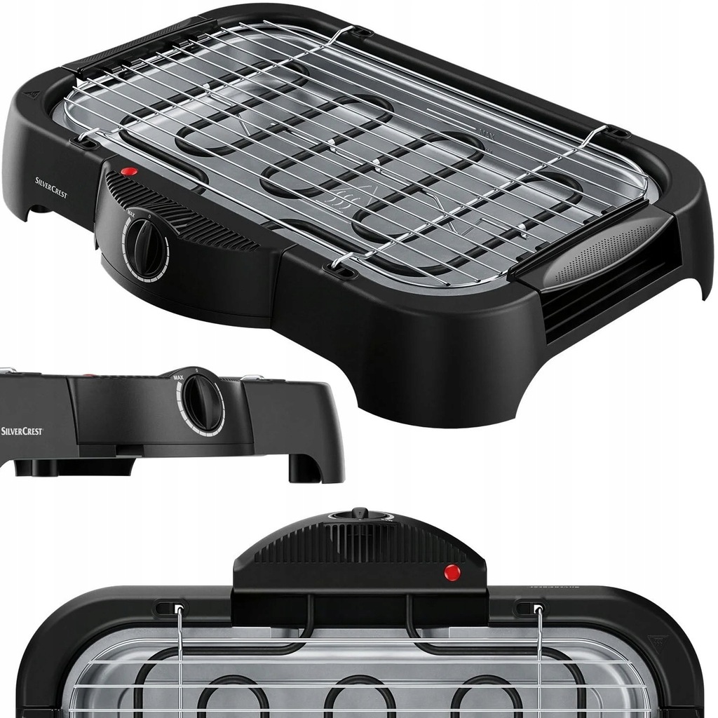 Grill elektryczny Silvercrest STGE2000W 12481590126 oficjalne