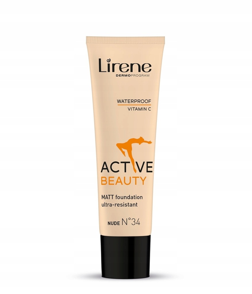 LIRENE PODKŁAD DO TWARZY ACTIVE BEAUTY No 34 MATT FOUNDATION NUDE