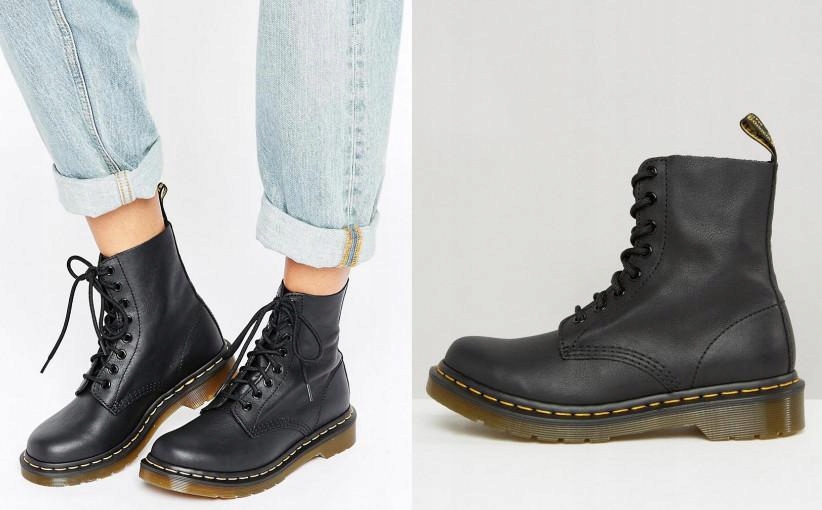 E13N001 GLANY SKÓRZANE PASCAL 8 EYE DR MARTENS 42