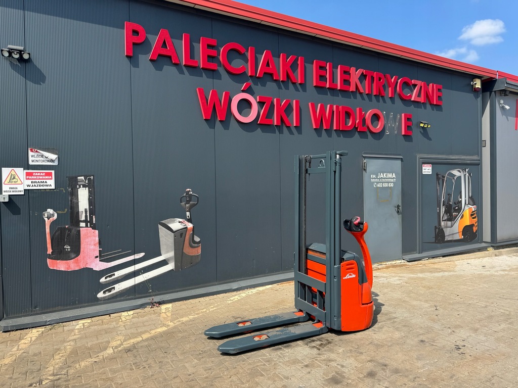Paleciak elektryczny Linde L 12 290 cm 1200 kg wózek Linde