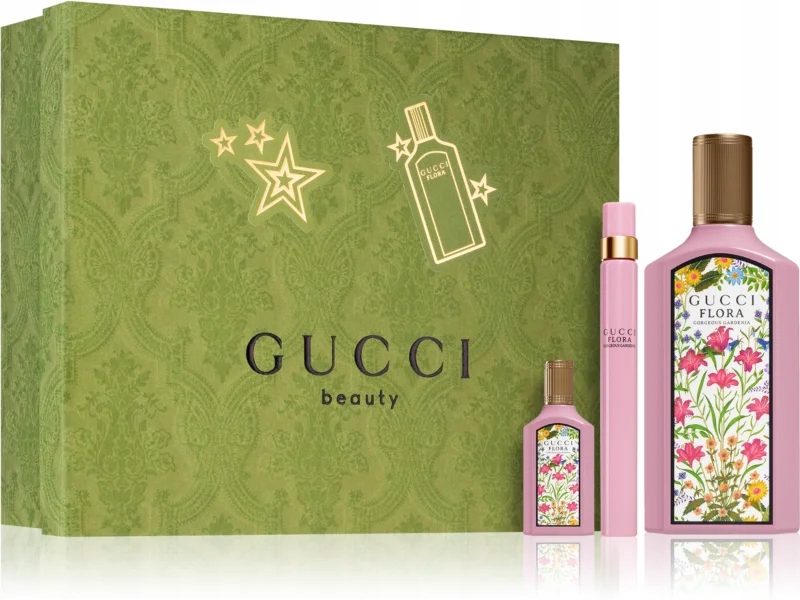 Gucci Flora Gorgeous Gardenia ZESTAW EDP 5ml+10ml+100ml WAWA MARRIOTT