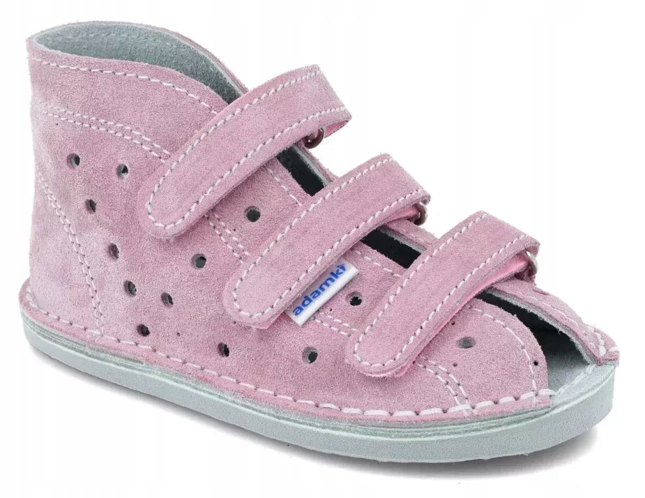 Profilaktyczne Adamki dziewczęce róż buciki z klinem supinujące 5mm r. 25