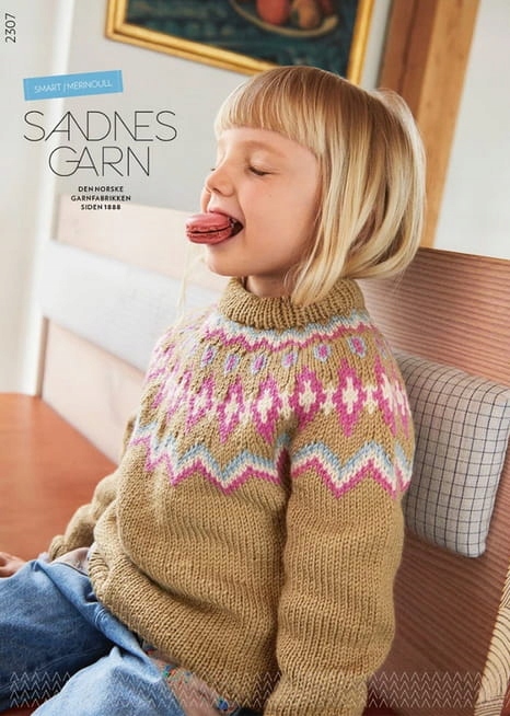 Kids 2307 Sandnes Garn magazyn ze wzorami dla dzie