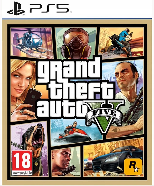 Gra Akcji Strzelanka GTA Grand Theft Auto V na PS5
