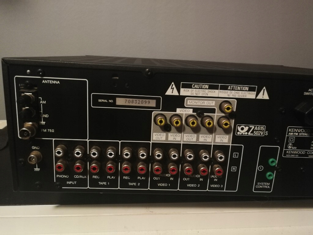 Kenwood KRV86R . Super Amplituner i Korektor 7921350249 oficjalne
