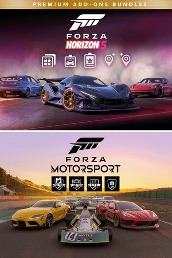 PAKIET DODATKÓW PREMIUM FORZA MOTORSPORT I FORZA HORIZON 5 XBOX ONE / X|S