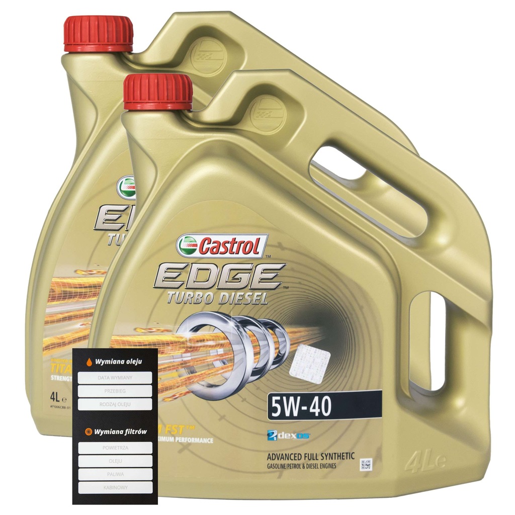 Edge 5w-40 c3. Castrol turbo diesel 5w40.