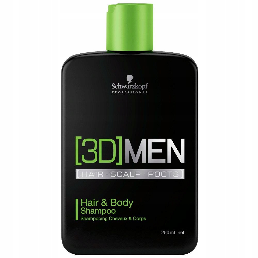 Schwarzkopf 3D MEN szampon do włosów i ciała 250ml