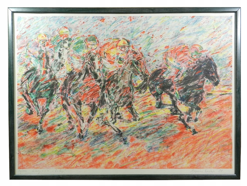 Bogusław Lustyk (ur. 1940) „Galop, 1988”