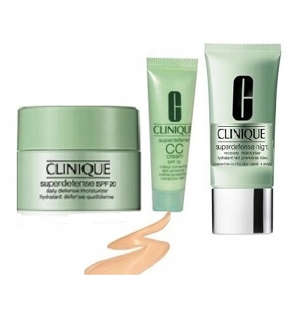 Clinique Zestaw SUPERDEFENSE krem 7ml + CC SPF3