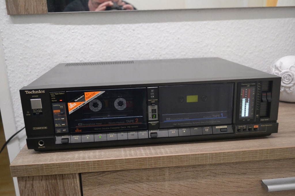 Technics RS-B66W ダブルカセットデッキ【ジャンク】 Technics ダブルカセットデッキ RS-B66W 中古完動品 - メルカリ