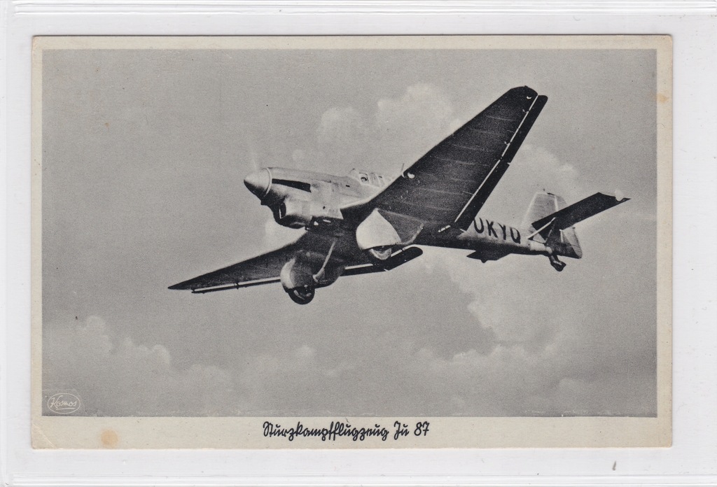 JUNKERS JU 87 W LOCIE ..... stempel